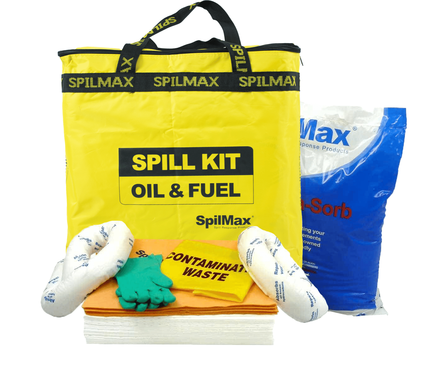 SpilMax 60L Oil & Fuel Vehicle Spill Kit Bag CHHT3 SpilMax