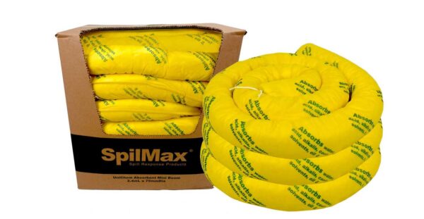 SpilMax UniChem Absorbent Mini Booms CH1706, CH1710, CH1711