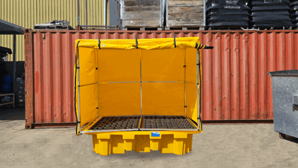 CHBPC31 SpilMax 4 Drum Spill Pallet Frame and Cover