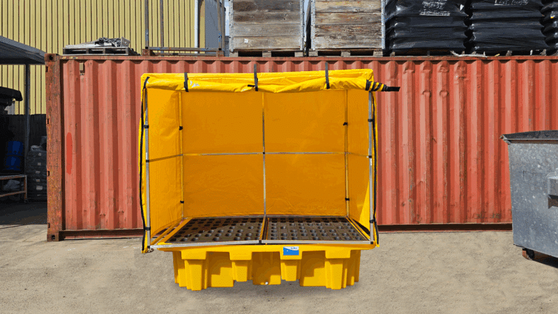 CHBPC31 SpilMax 4 Drum Spill Pallet Frame and Cover